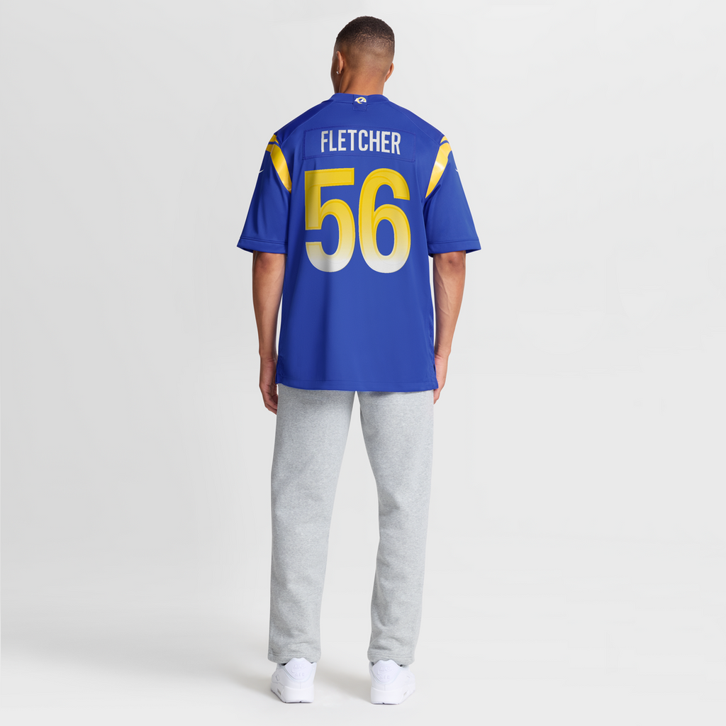 London Fletcher Los Angeles Rams Game Retired Player Jersey - Royal