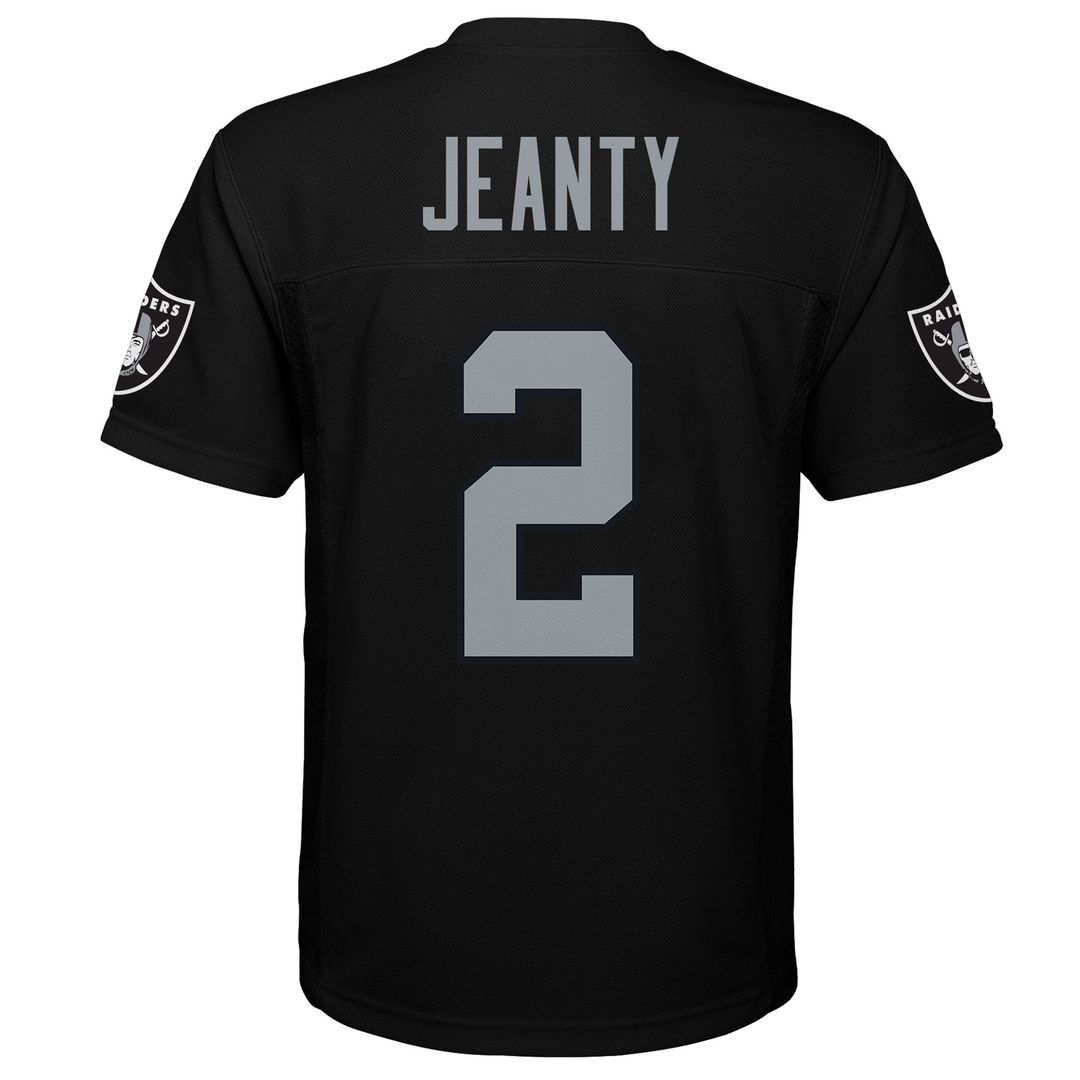 Ashton Jeanty Las Vegas Raiders Youth Replica Jersey - Black