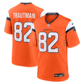 Adam Trautman Denver Broncos Team Game Jersey - Orange