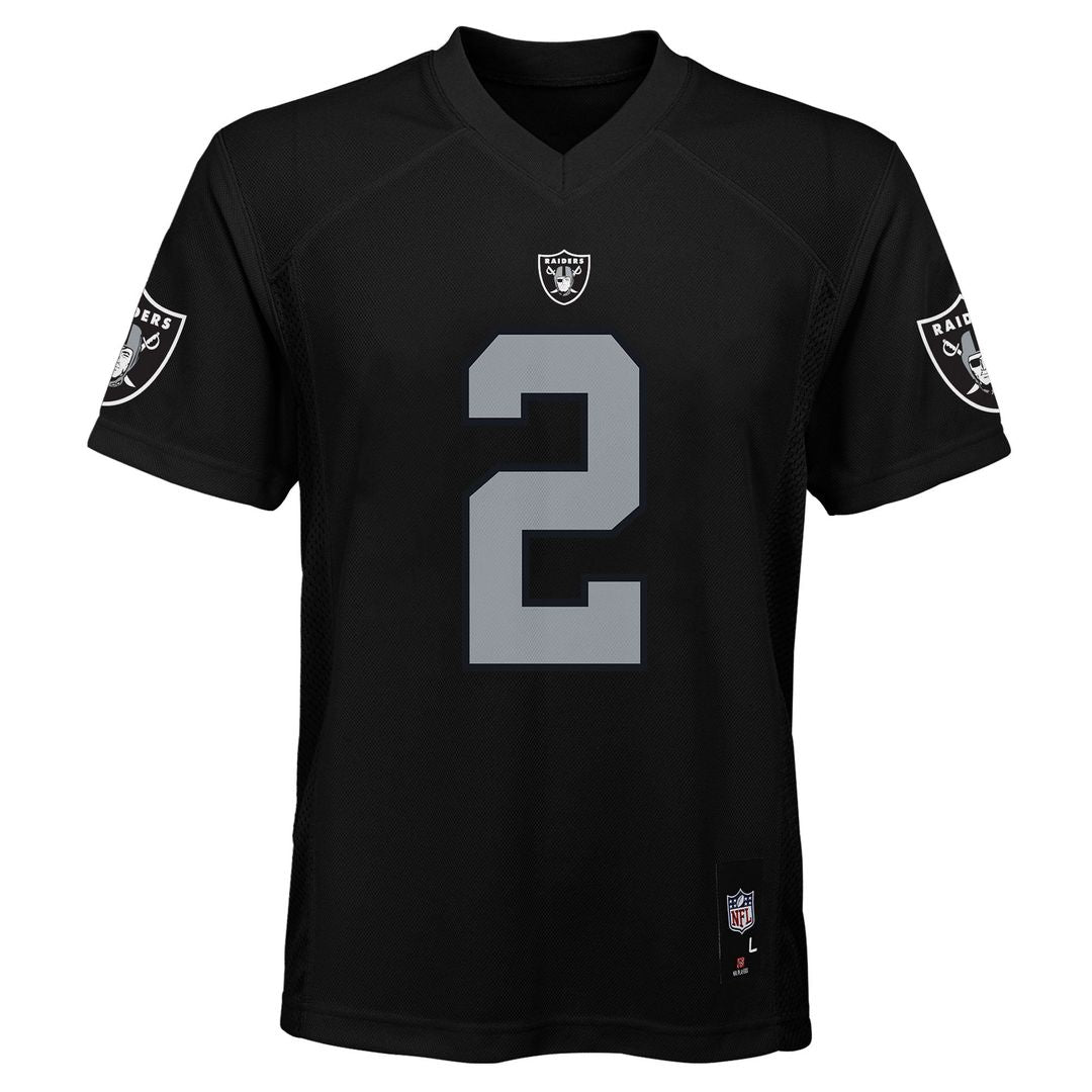 Ashton Jeanty Las Vegas Raiders Youth Replica Jersey - Black