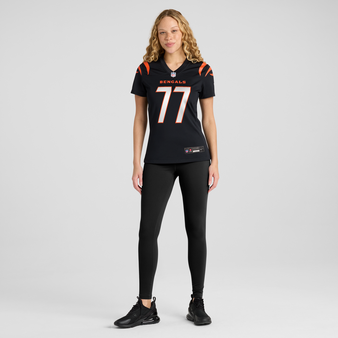 Myles Hinton Cincinnati Bengals Women's Team Game Jersey - Black