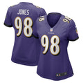 Travis Jones Baltimore Ravens Women's Player Game Jersey - Purple