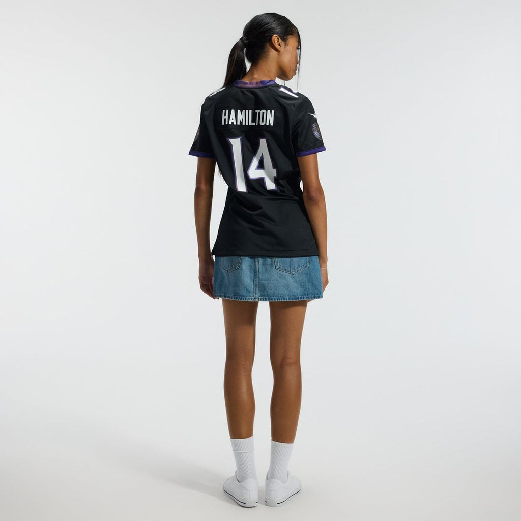 Kyle Hamilton Baltimore Ravens Women's Alternate Game Jersey - Black