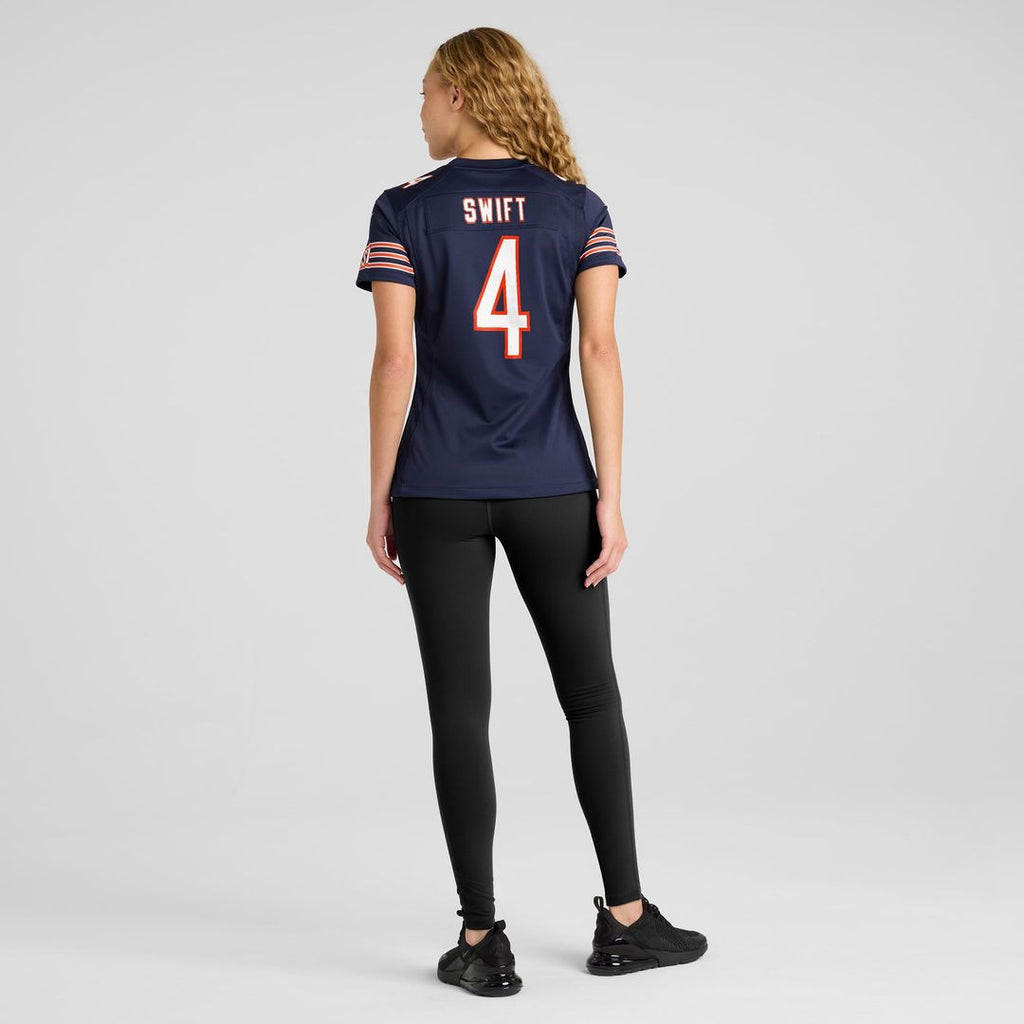 D'Andre Swift Chicago Bears Women's Game Jersey - Navy