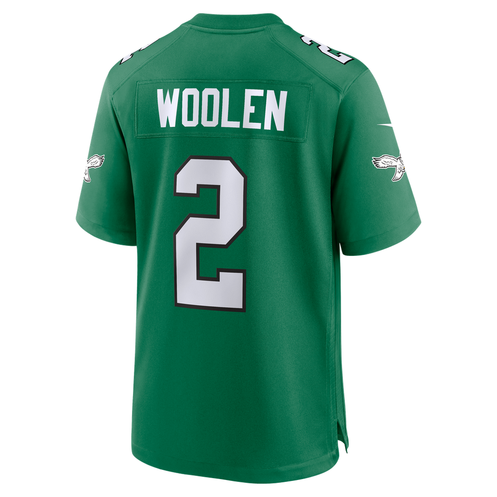 Tariq Woolen Philadelphia Eagles Alternate Game Jersey - Kelly Green