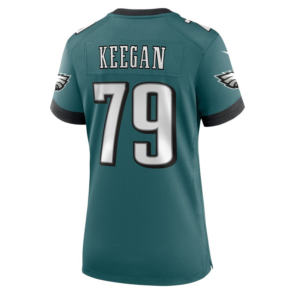 Trevor Keegan Philadelphia Eagles Women's Team Game Jersey - Midnight Green