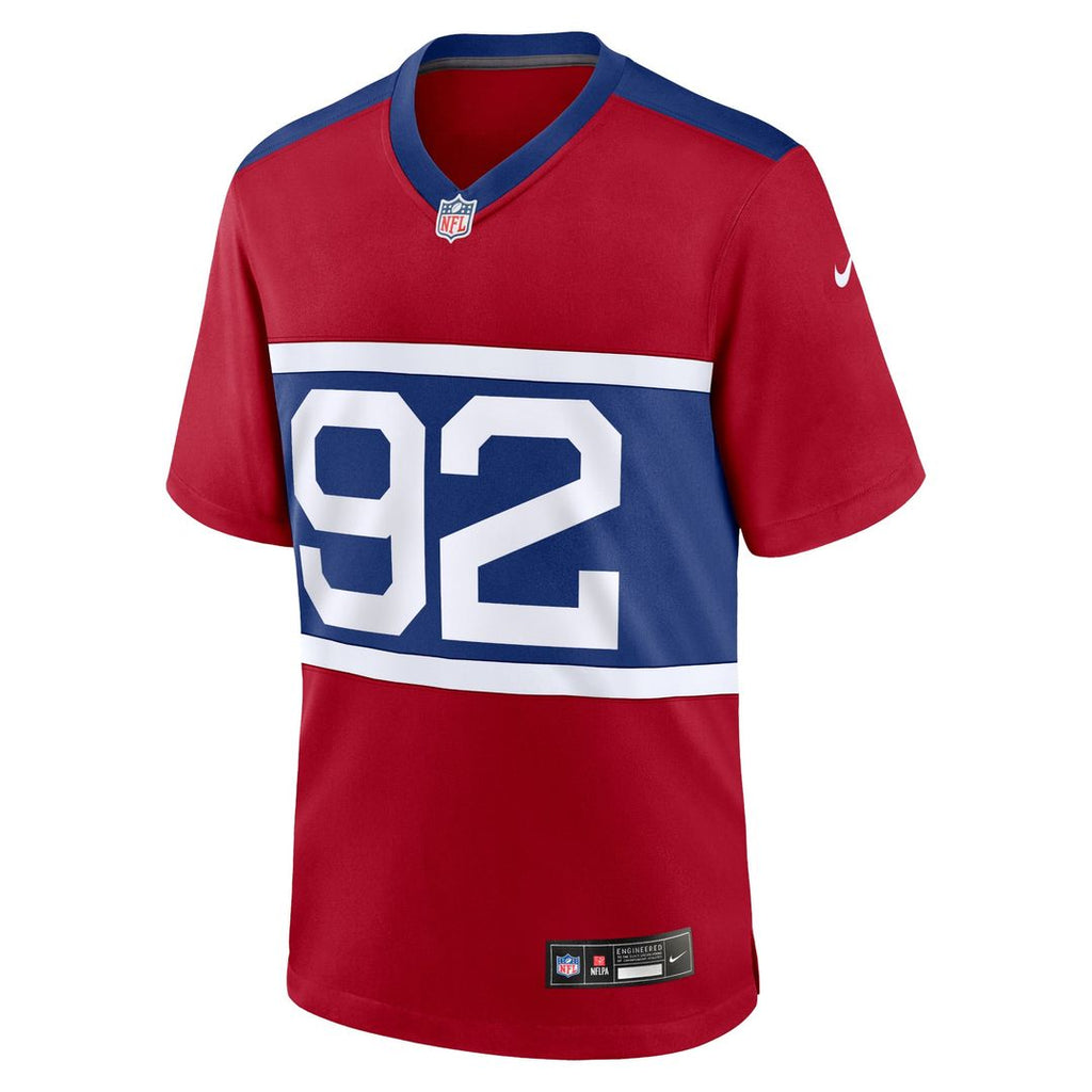 Michael Strahan New York Giants Alternate Retired Player Game Jersey - Century Red