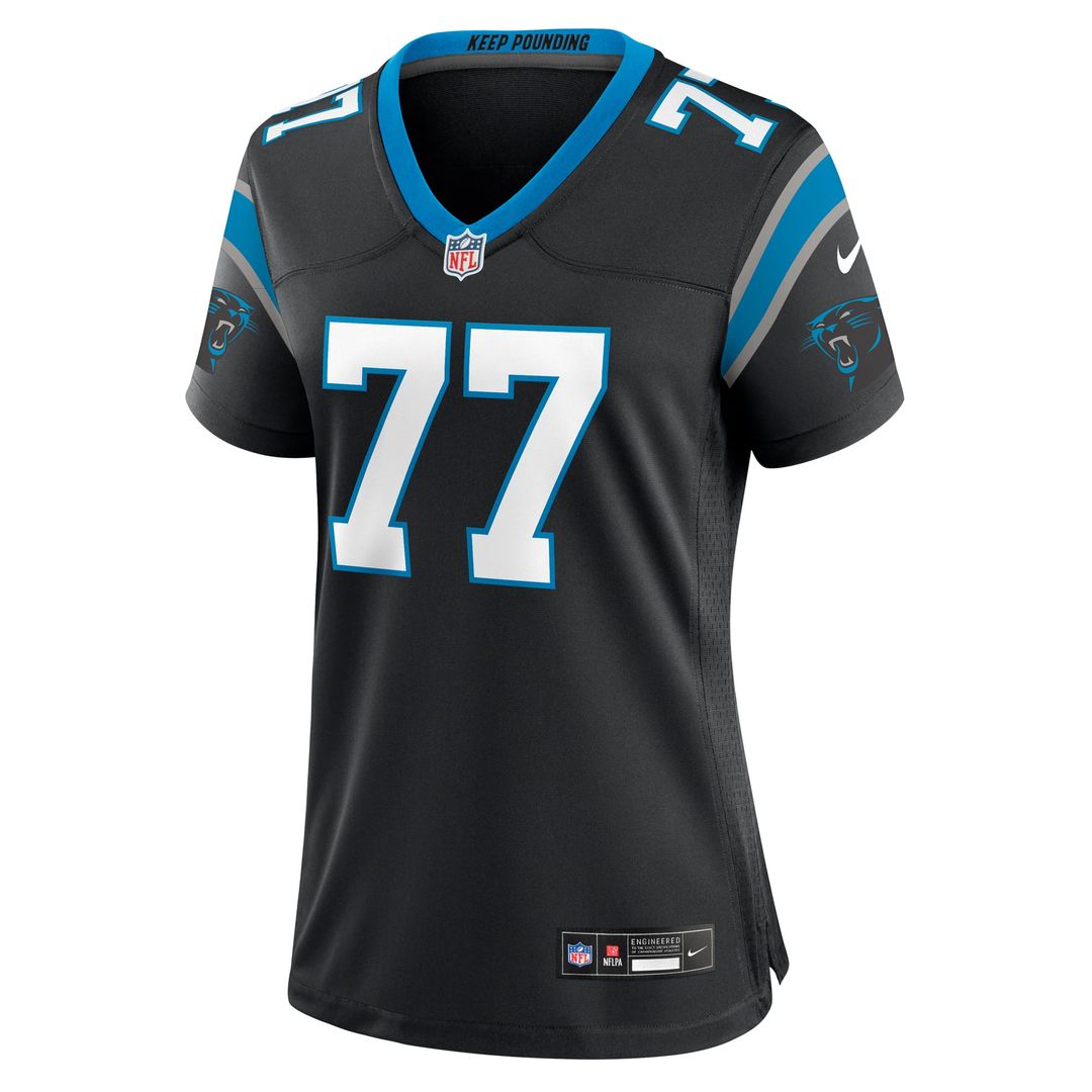 Yosh Nijman Carolina Panthers Women's Game Jersey - Black