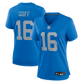 Jared Goff Detroit Lions Women's Alternate Game Jersey - Blue