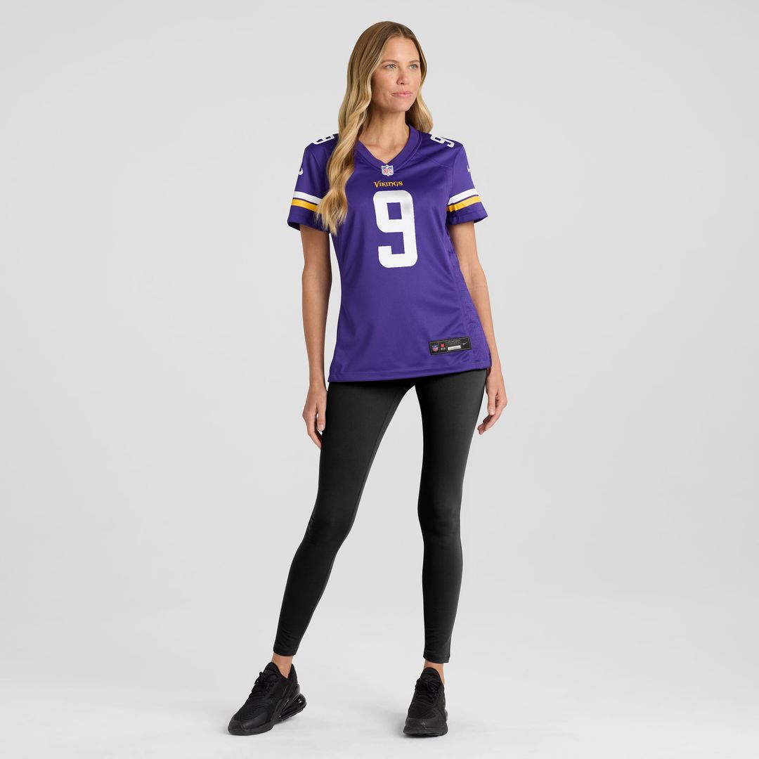 J.J. McCarthy Minnesota Vikings Women's Player Game Jersey - Purple