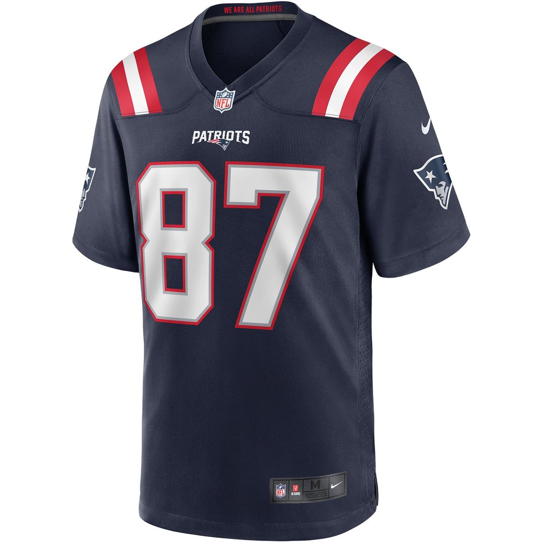 Ben Coates New England Patriots Game Retired Player Jersey - Navy