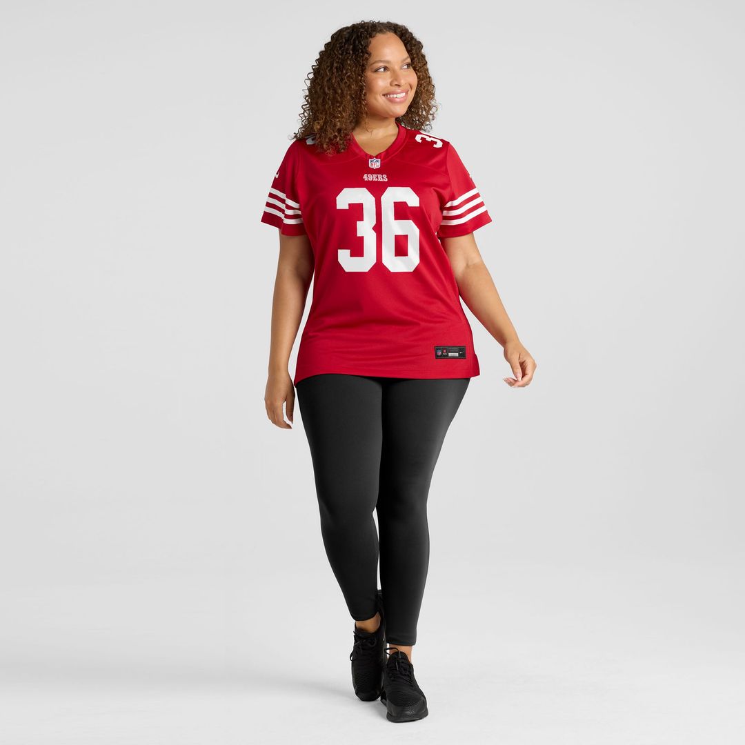 Marques Sigle San Francisco 49ers Women's Team Game Jersey - Scarlet