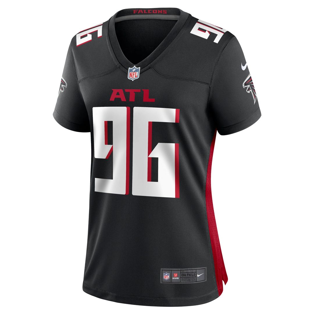Zach Harrison Atlanta Falcons Women's Team Game Jersey - Black