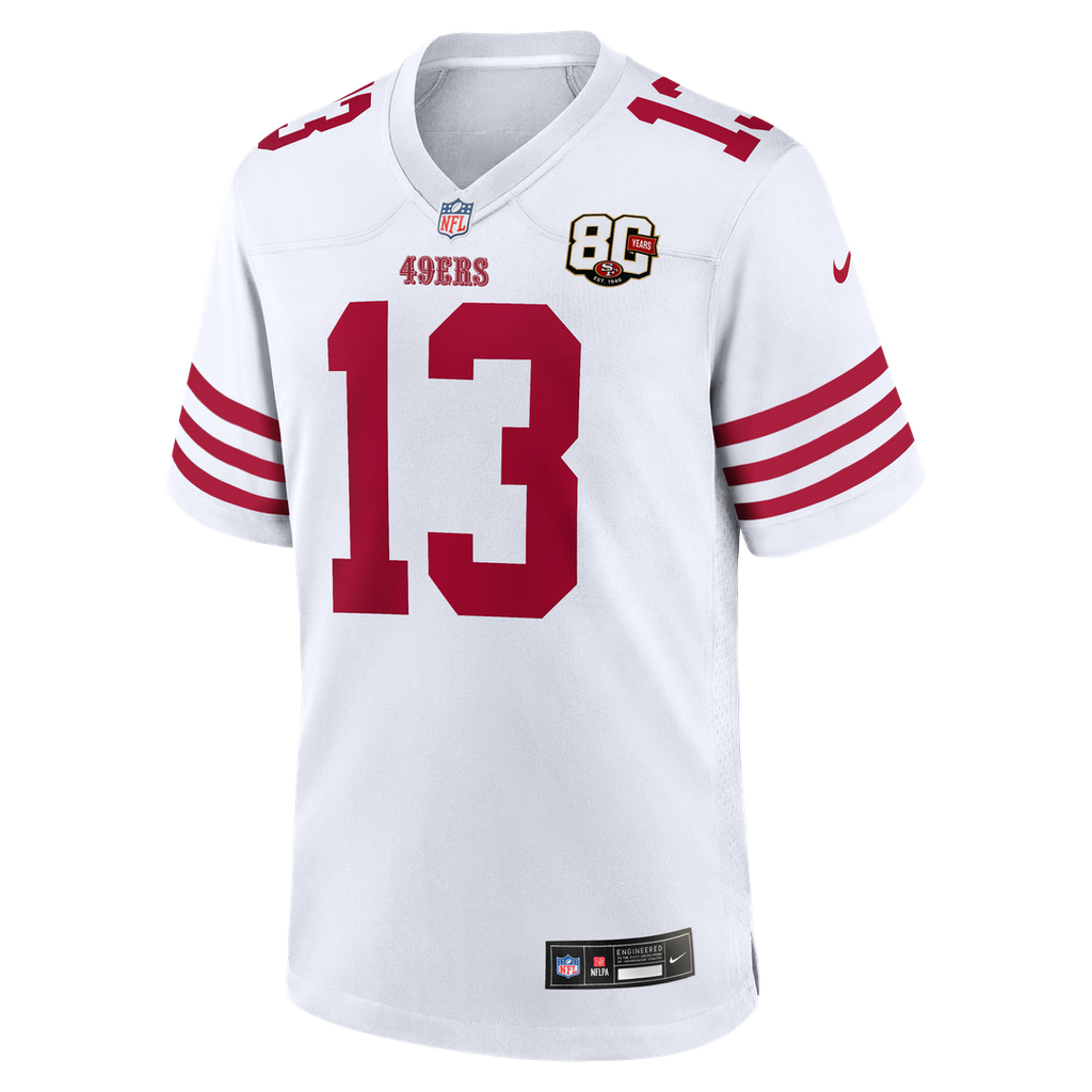 Brock Purdy San Francisco 49ers 80th Anniversary Game Jersey - White