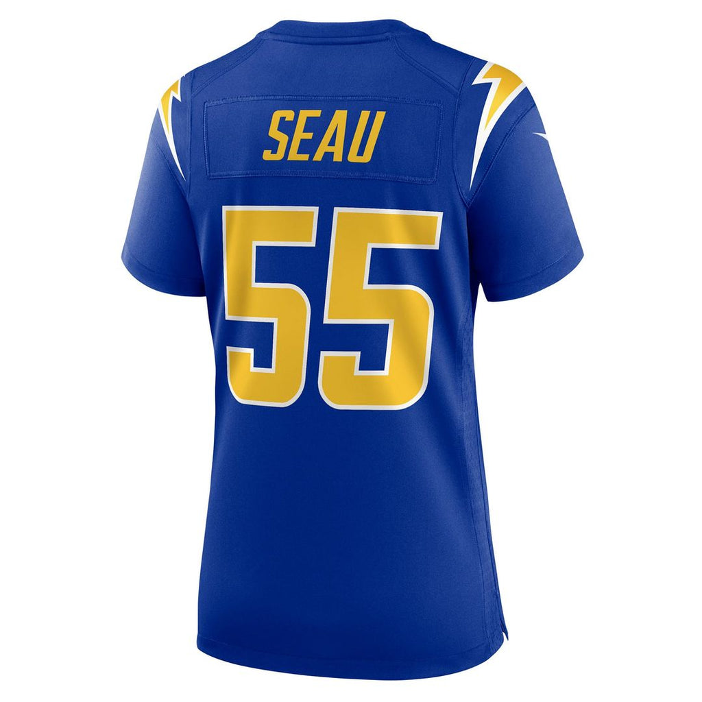 Junior Seau Los Angeles Chargers Women's Game Retired Player Jersey - Powder Blue