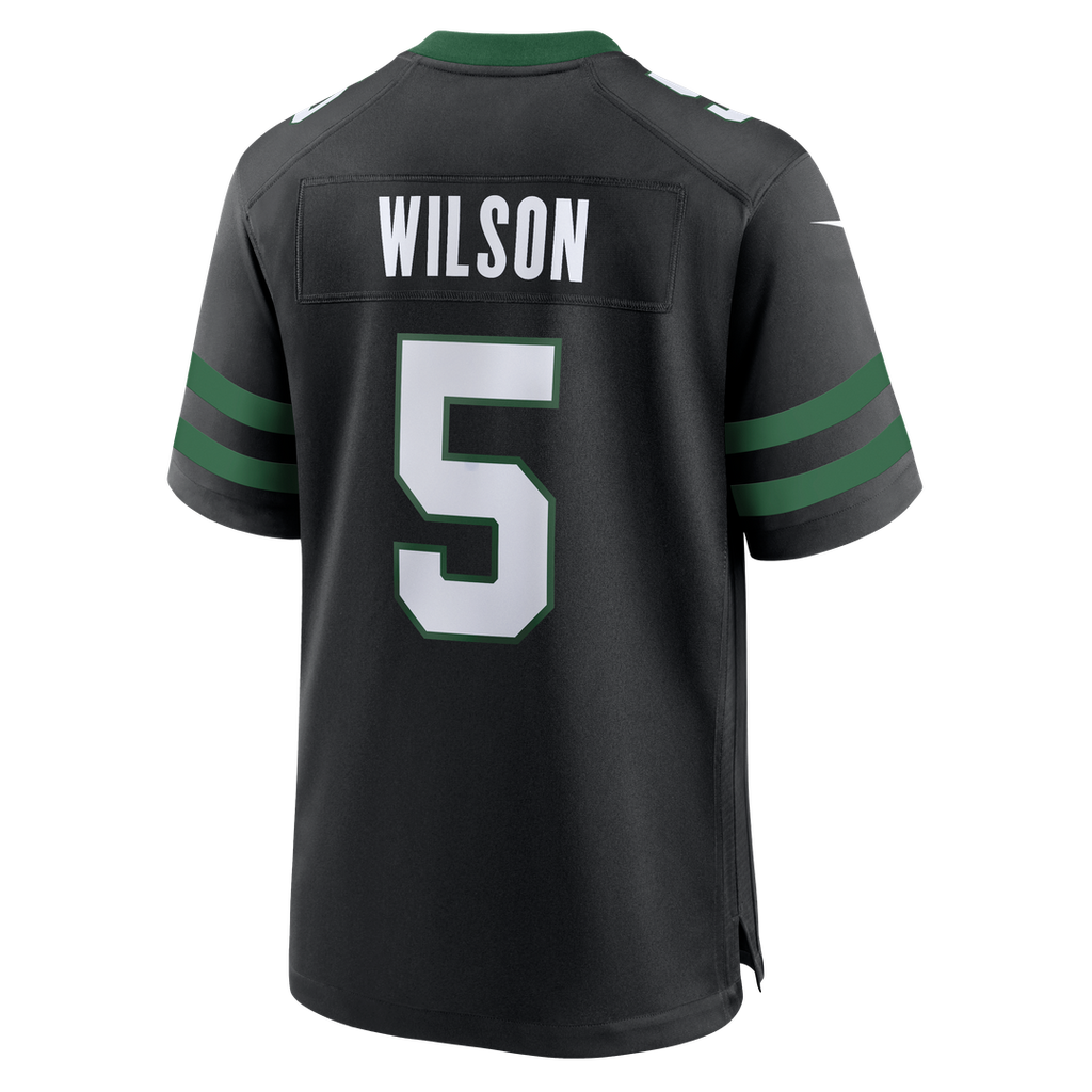 Garrett Wilson New York Jets Alternate Game Jersey - Legacy Black