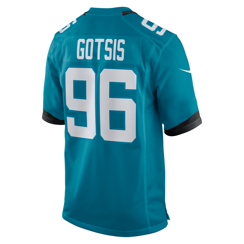 Adam Gotsis Jacksonville Jaguars Game Jersey - Teal