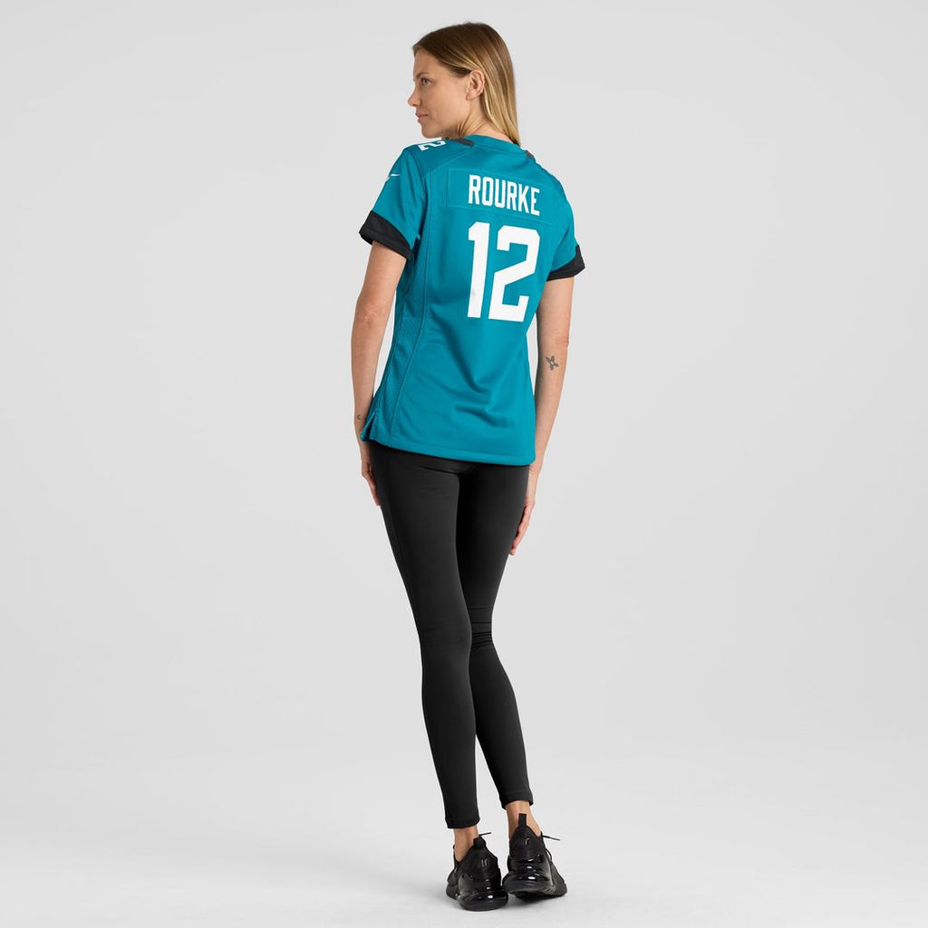Nathan Rourke Jacksonville Jaguars Women's Team Game Jersey - Teal