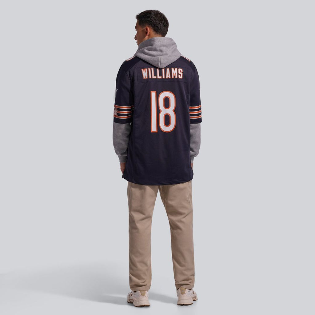 Caleb Williams Chicago Bears First Round Pick Player Game Jersey - White