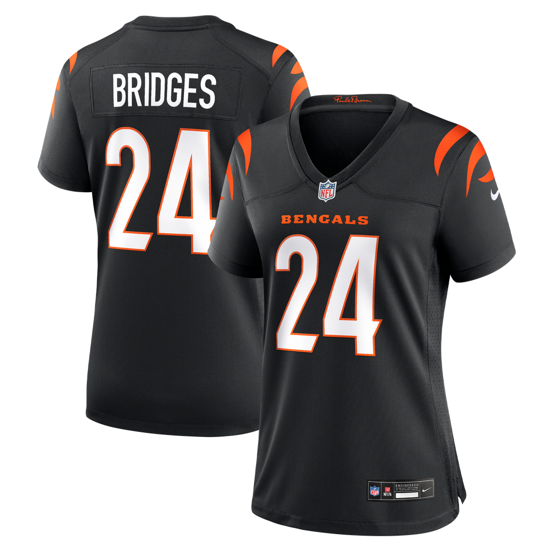 Trikweze Bridges Cincinnati Bengals Women's Team Game Jersey - Black