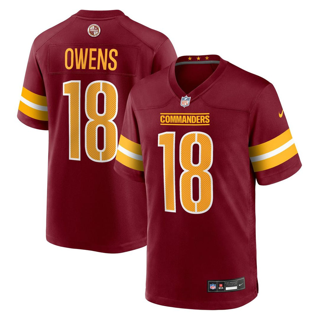 Tyler Owens Washington Commanders Team Game Jersey - Burgundy