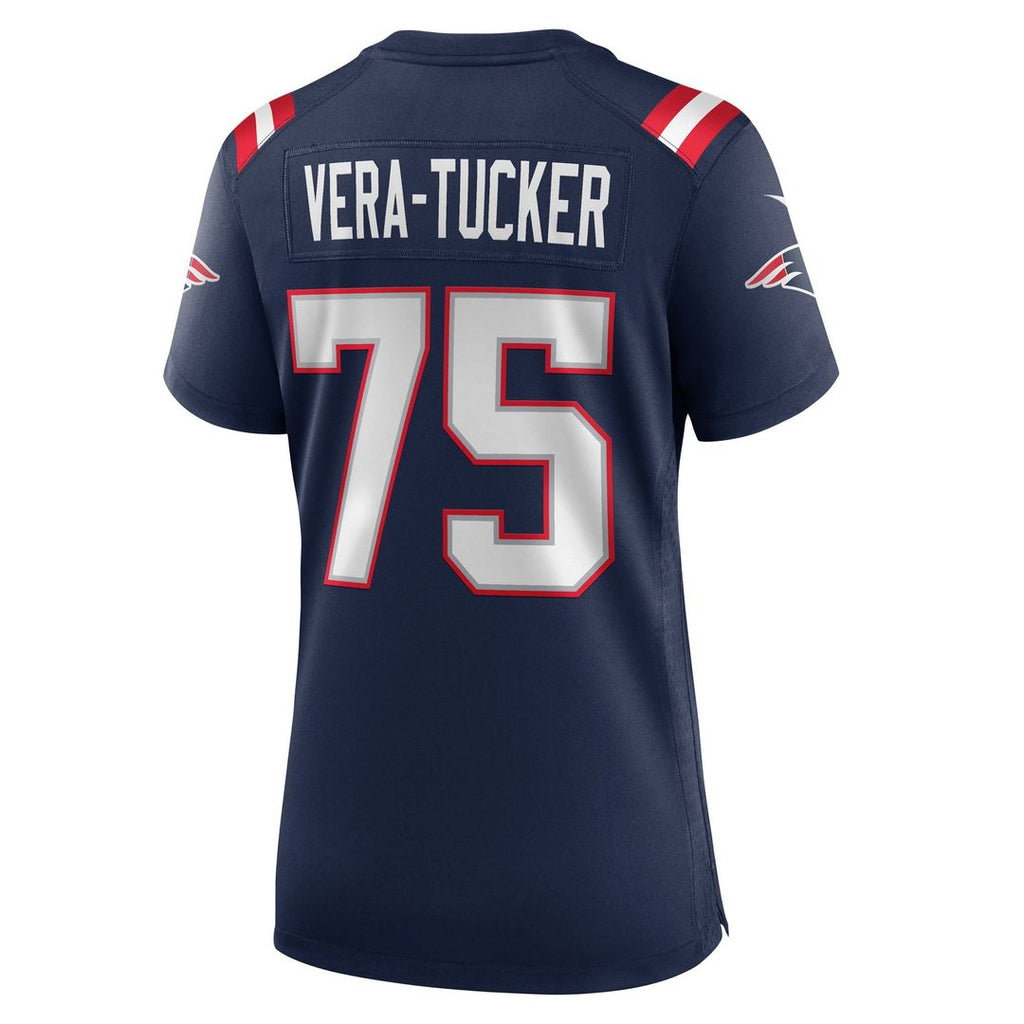 Alijah Vera - Tucker New England Patriots Women's Team Game Jersey - Navy