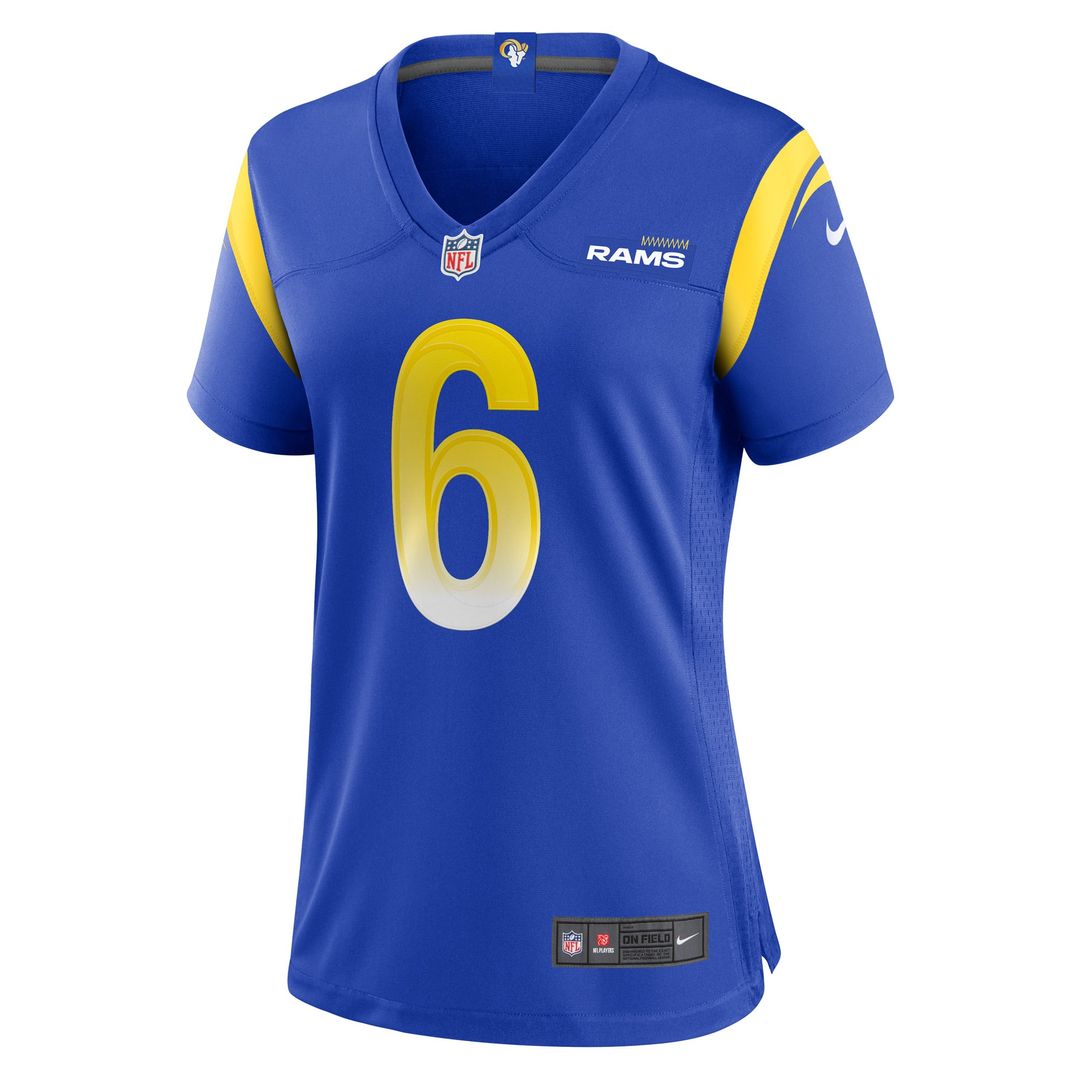 Drake Stoops Los Angeles Rams Women's Game Jersey - Royal