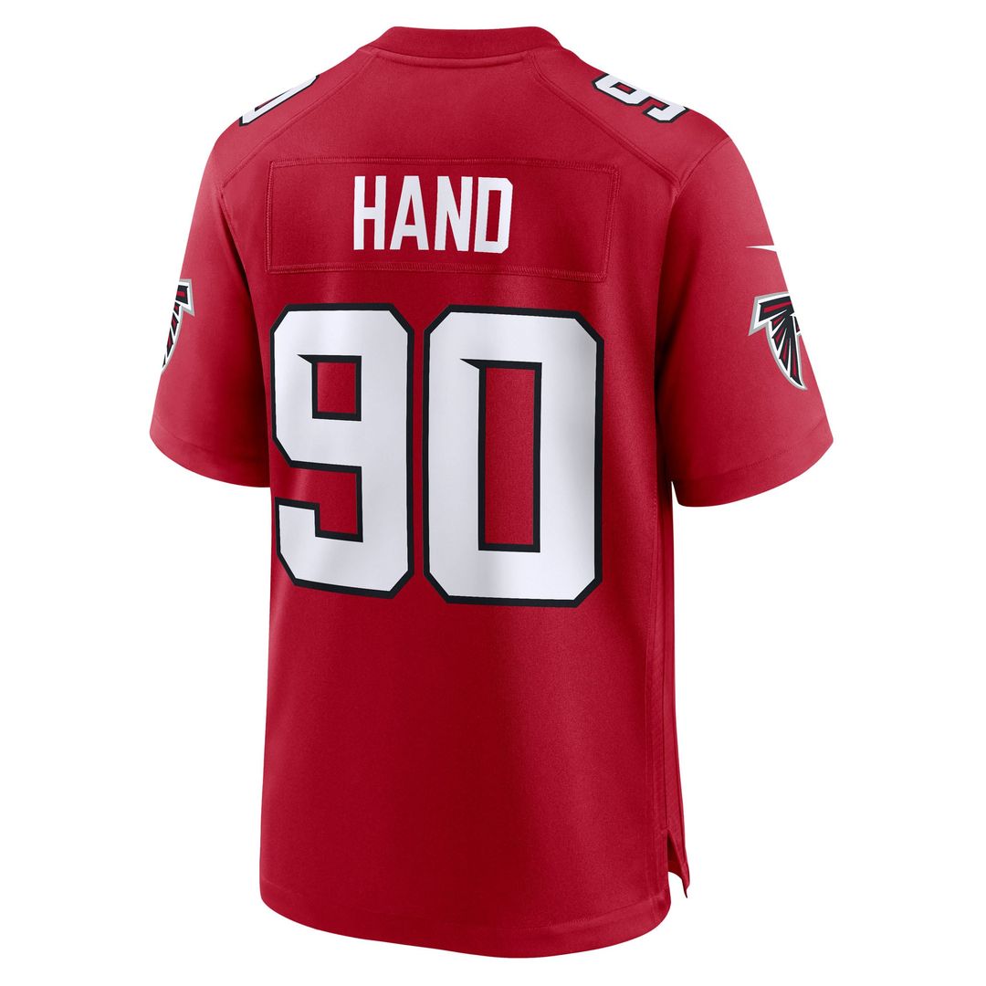 Da'Shawn Hand Atlanta Falcons Team Game Jersey - Red