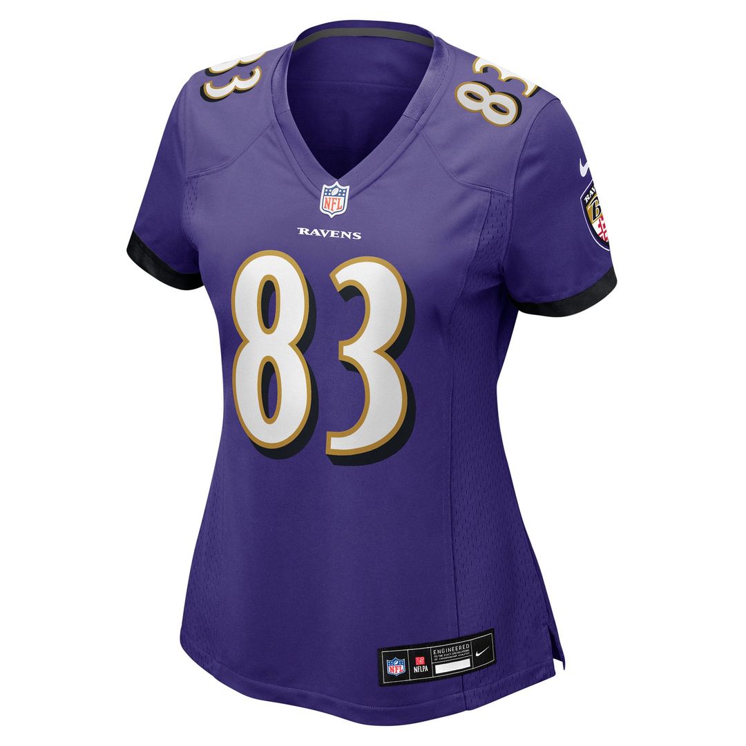 LaJohntay Wester Baltimore Ravens Women's Team Game Jersey - Purple