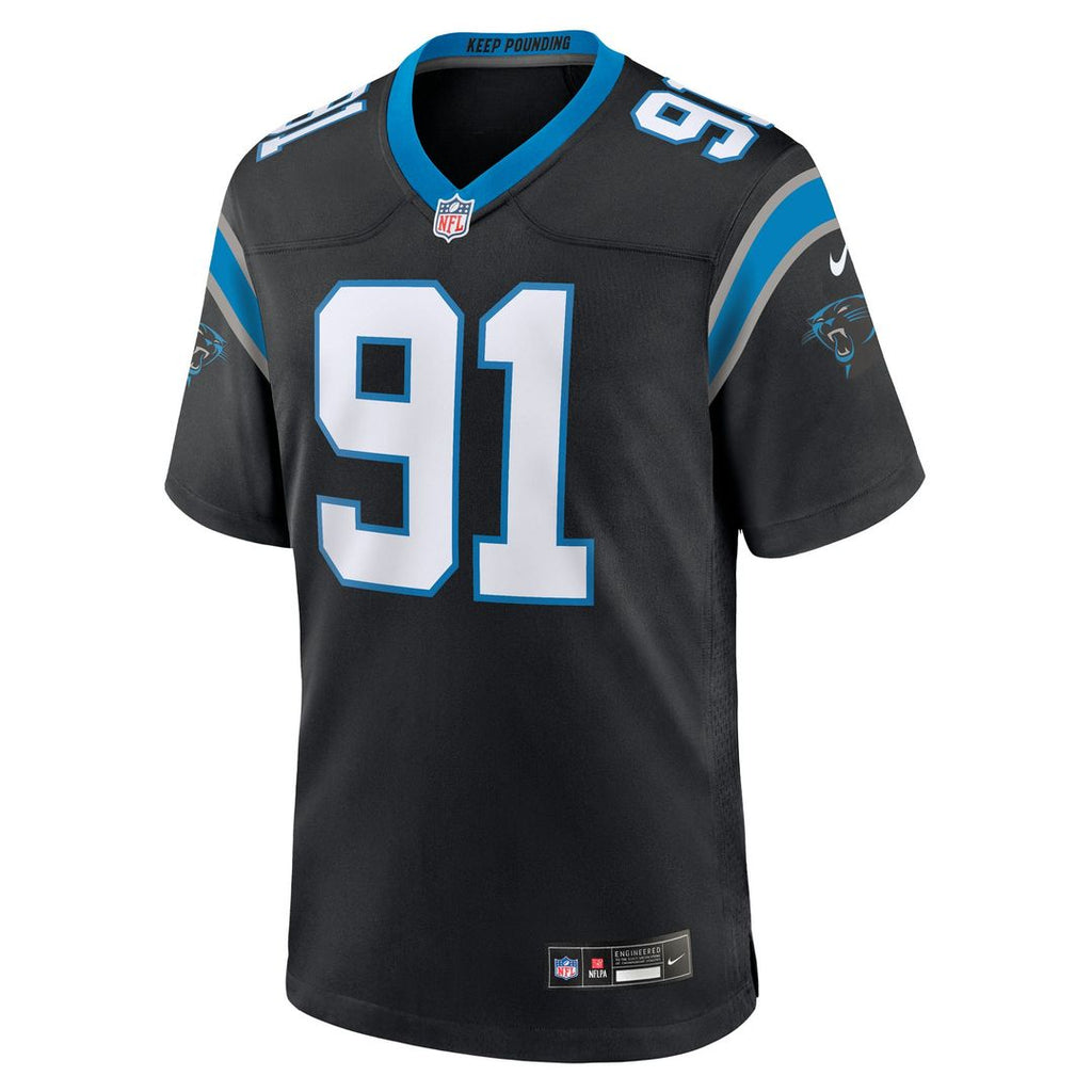 Patrick Jones II Carolina Panthers Team Game Jersey - Black