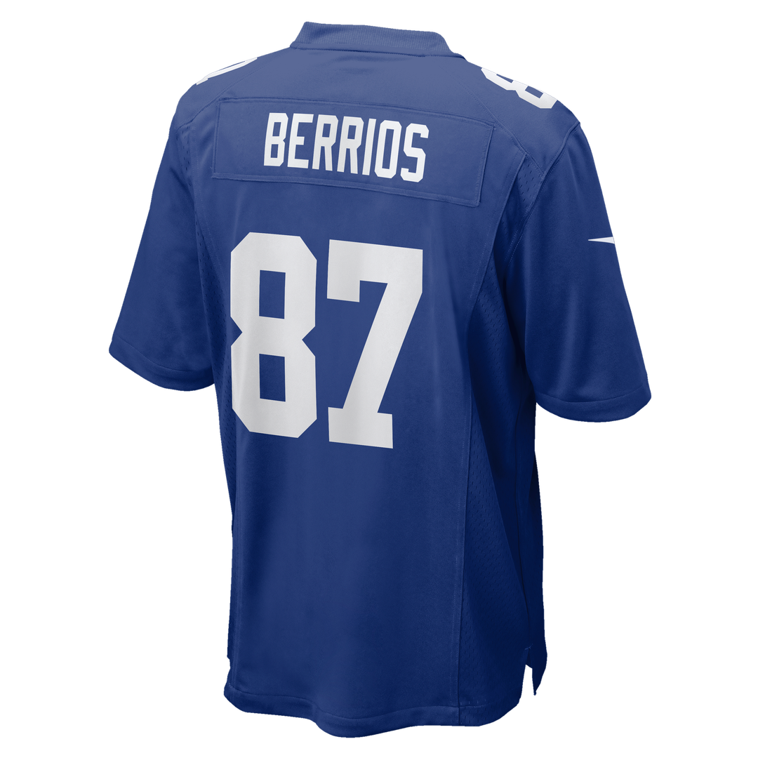 Braxton Berrios New York Giants Team Game Jersey - Royal