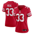 Siran Neal San Francisco 49ers Women's Team Game Jersey - Scarlet