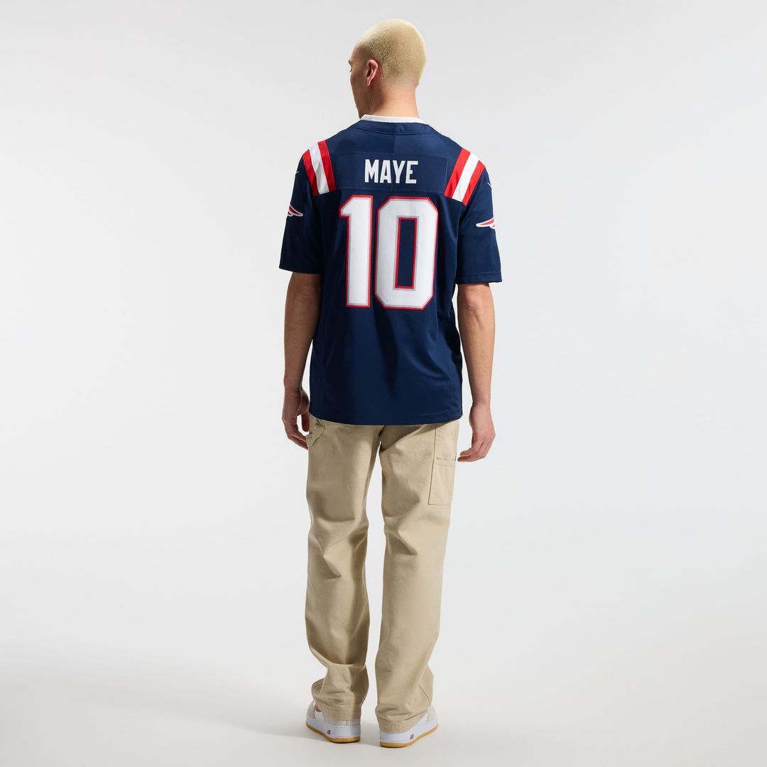 Drake Maye New England Patriots Team Vapor F.U.S.E. Stitched Limited Jersey - Navy