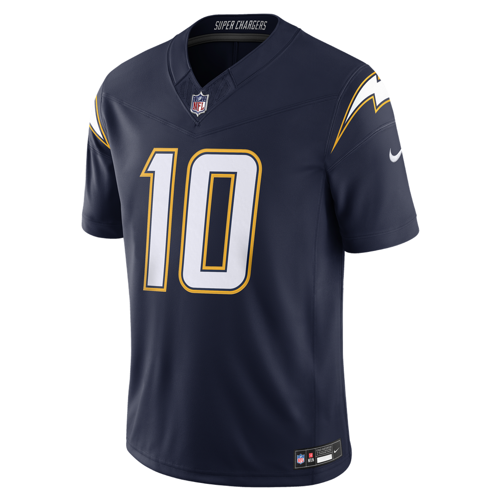 Justin Herbert Los Angeles Chargers Alternate Super Chargers Vapor F.U.S.E. Stitched Limited Jersey - Navy