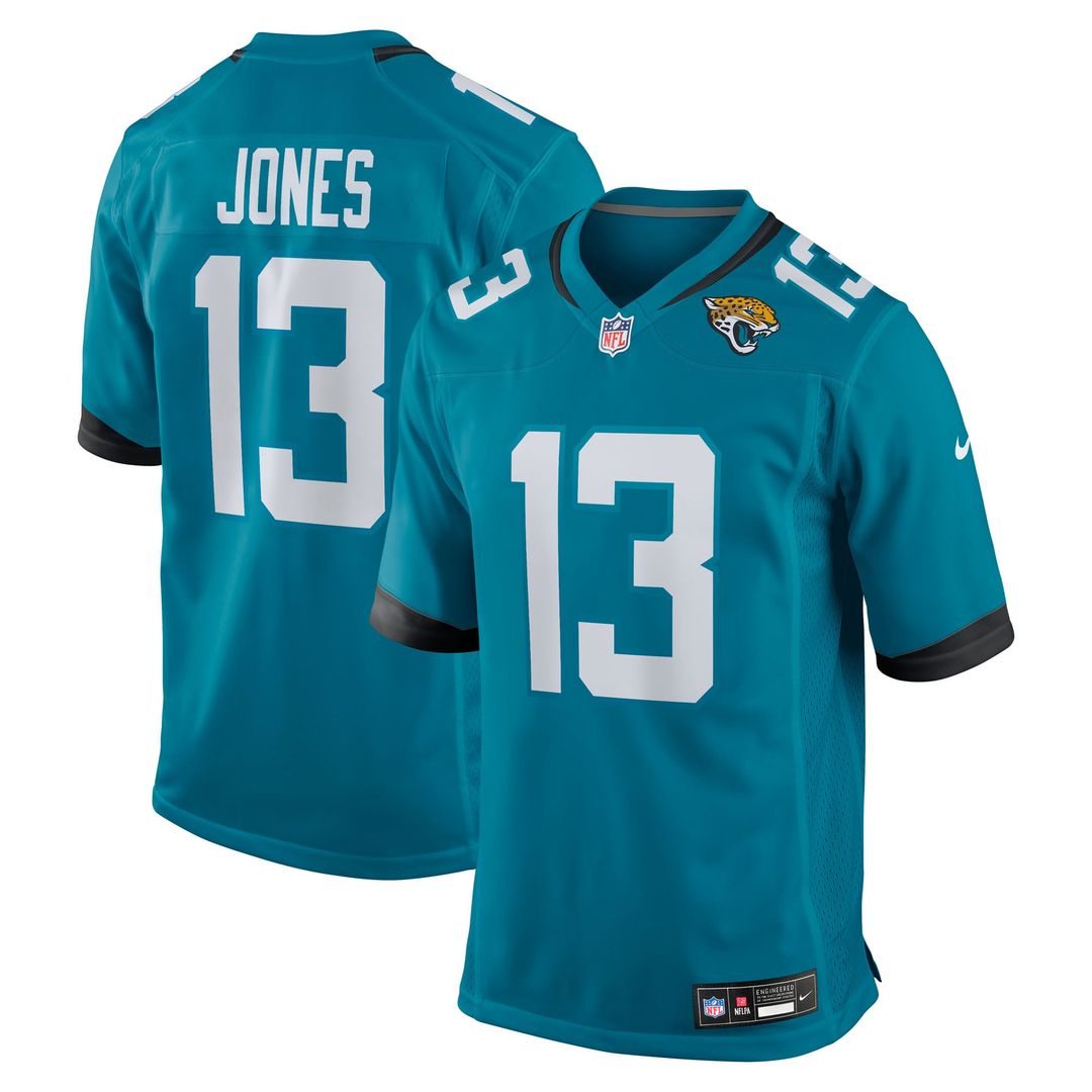 Tim Jones Jacksonville Jaguars Team Game Jersey - Teal