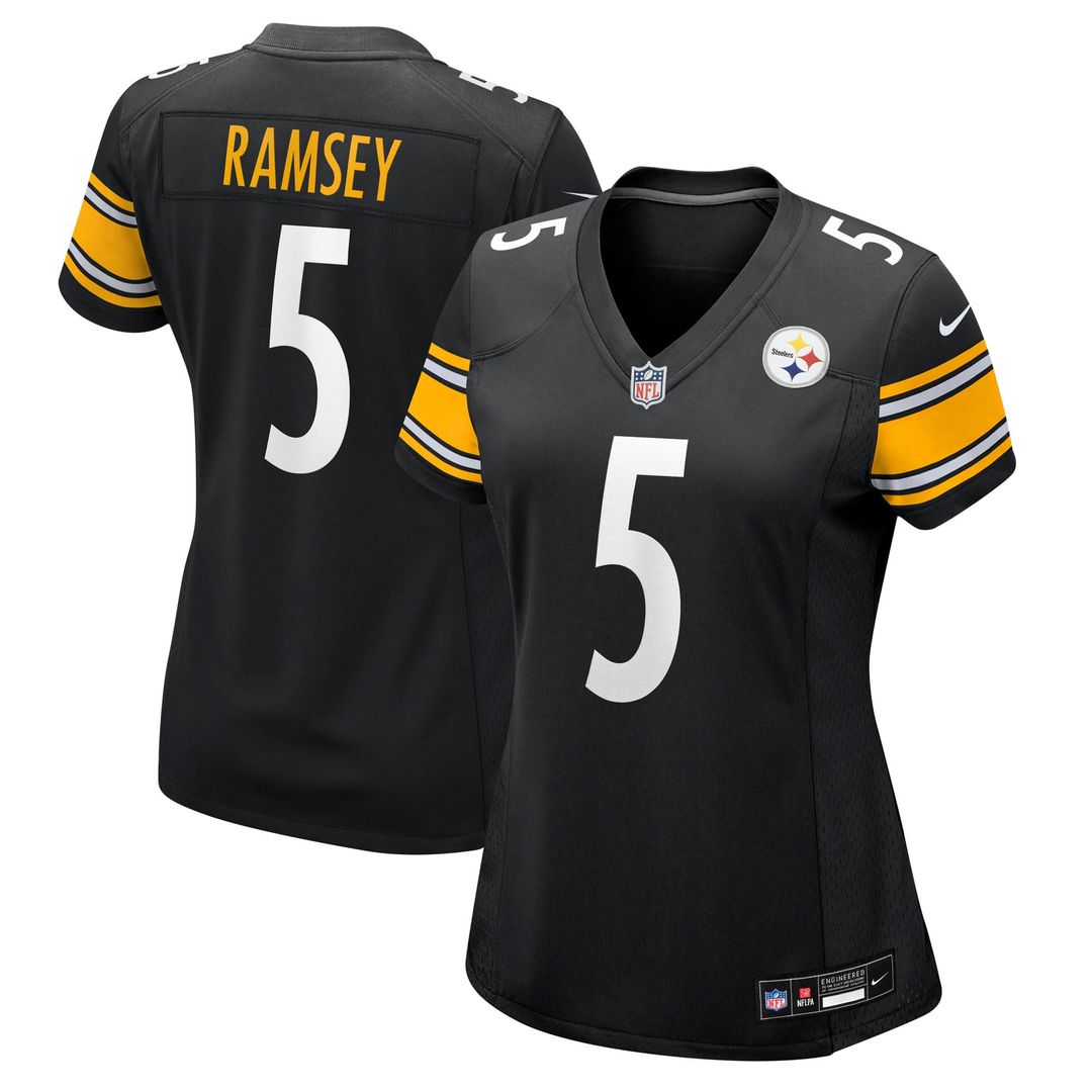 Jalen Ramsey Pittsburgh Steelers Women's Team Game Jersey - Black
