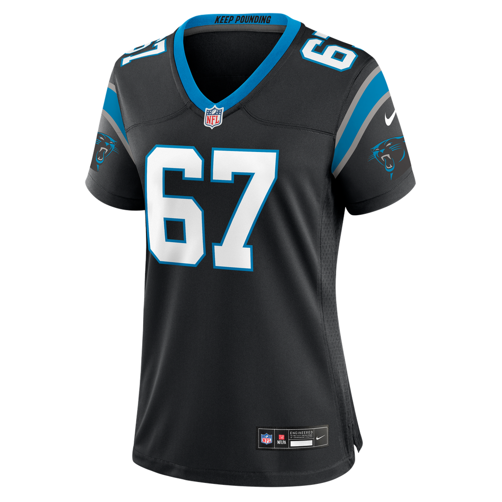 Corey Bullock Carolina Panthers Women's Team Game Jersey - Black