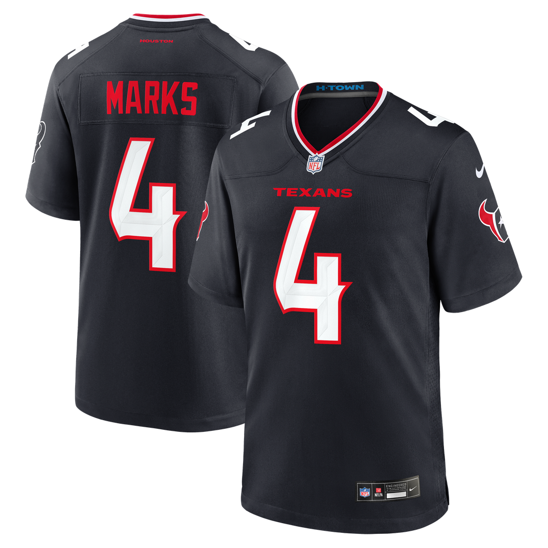 Woody Marks Houston Texans Team Game Jersey - Navy