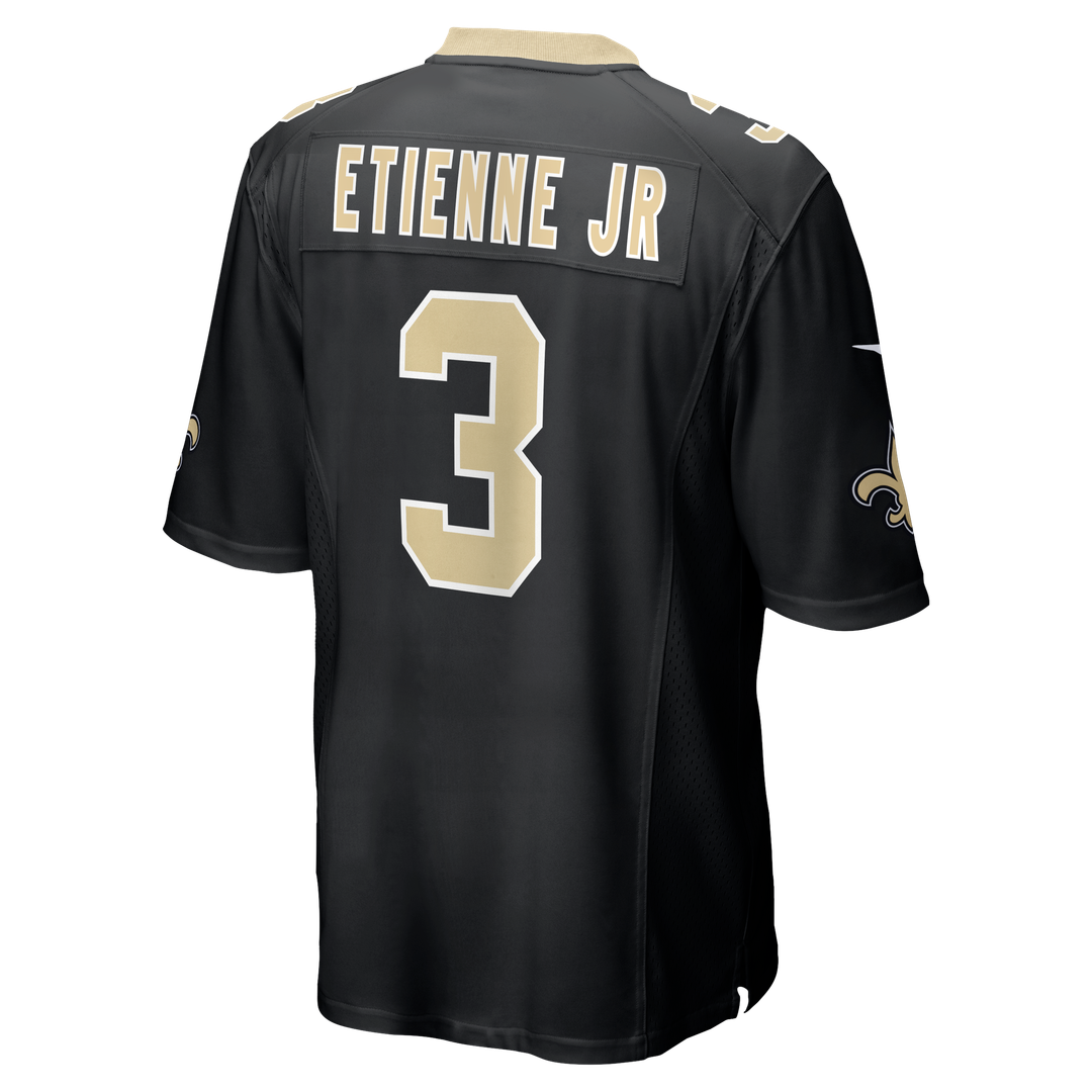 Travis Etienne Jr New Orleans Saints Youth Game Jersey - Black