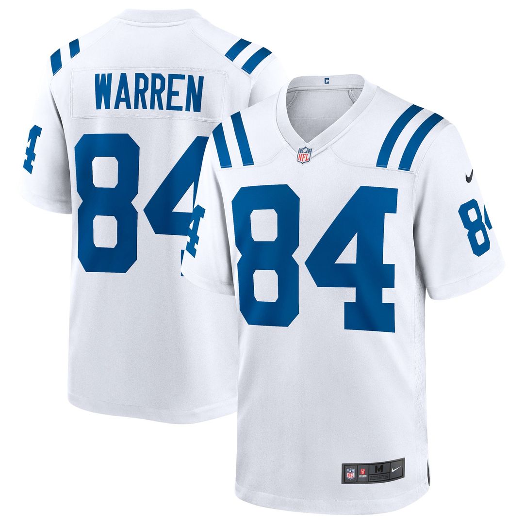 Tyler Warren Indianapolis Colts Team Game Jersey - Royal