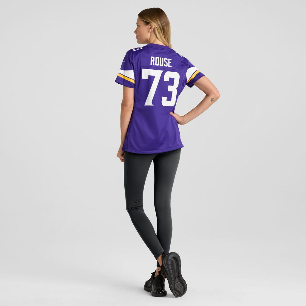Walter Rouse Minnesota Vikings Women's Team Game Jersey - Purple