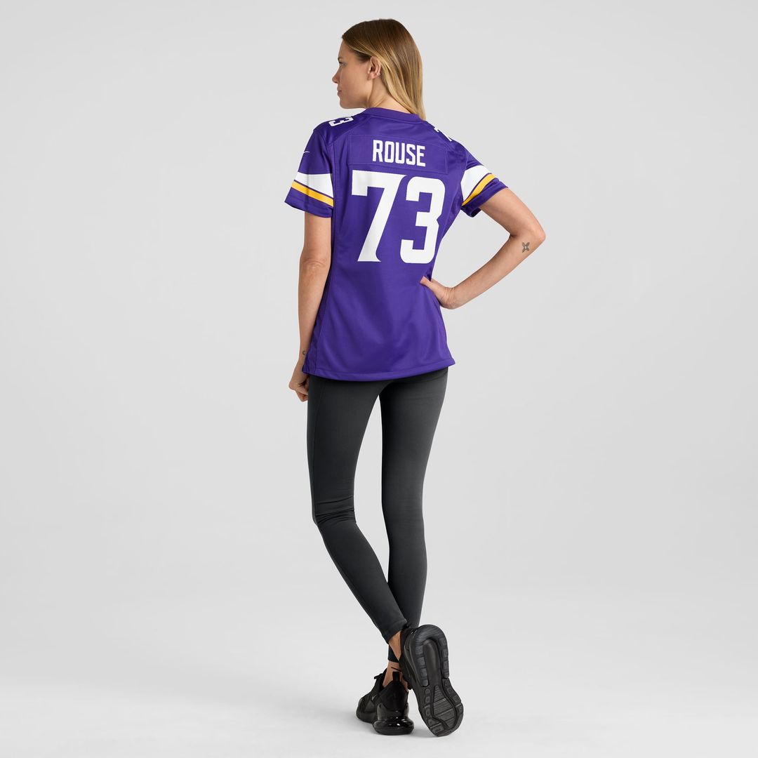 Walter Rouse Minnesota Vikings Women's Team Game Jersey - Purple
