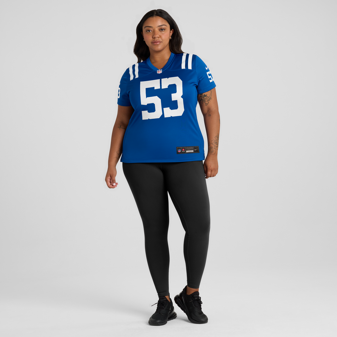 CJ Allen Indianapolis Colts Women's Team Game Jersey - Royal