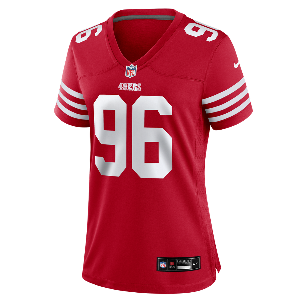 James Thompson Jr San Francisco 49ers Women's Team Game Jersey - Scarlet