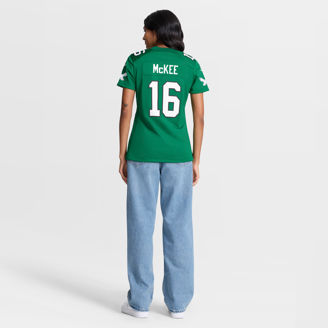 Tanner McKee Philadelphia Eagles Women's Alternate Game Jersey - Kelly Green