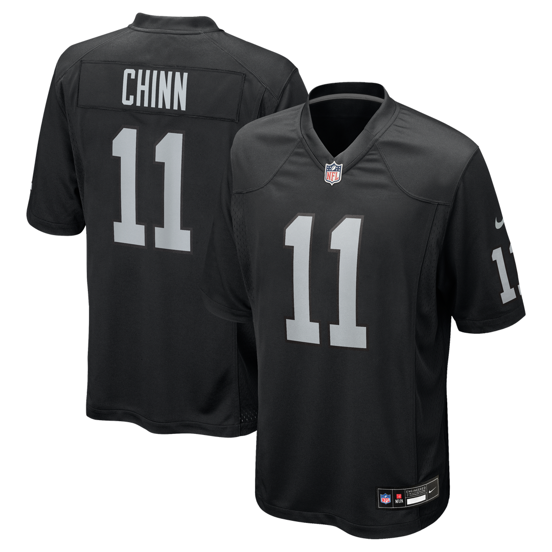 Jeremy Chinn Las Vegas Raiders Team Game Jersey - Black
