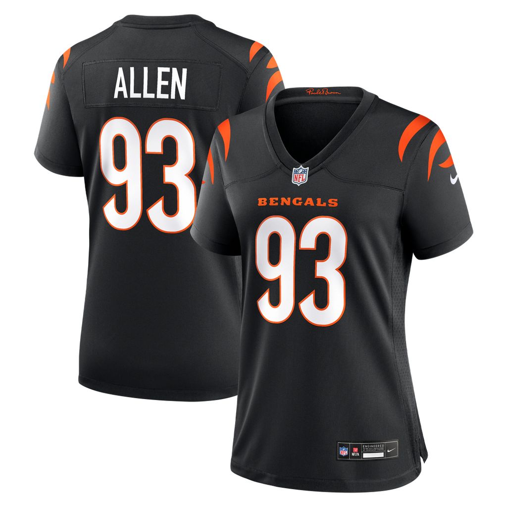 Jonathan Allen Cincinnati Bengals Women's Team Game Jersey - Black