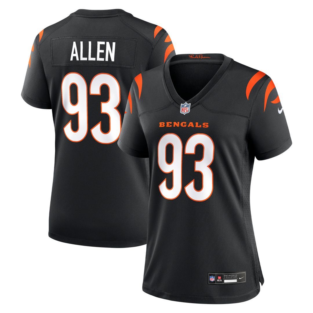 Jonathan Allen Cincinnati Bengals Women's Team Game Jersey - Black