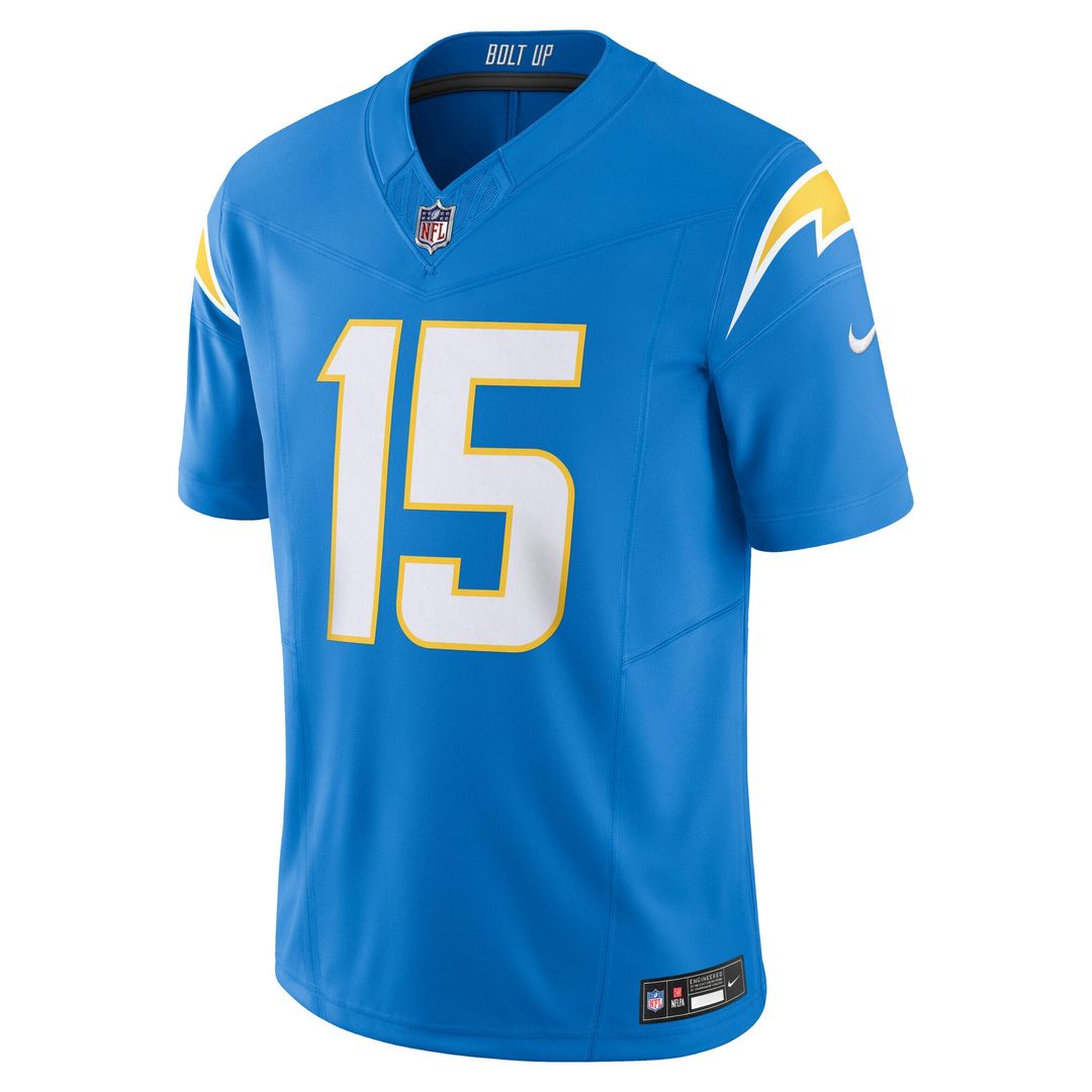 Ladd McConkey Los Angeles Chargers Alternate Charger Power Vapor F.U.S.E. Limited Jersey - Gold