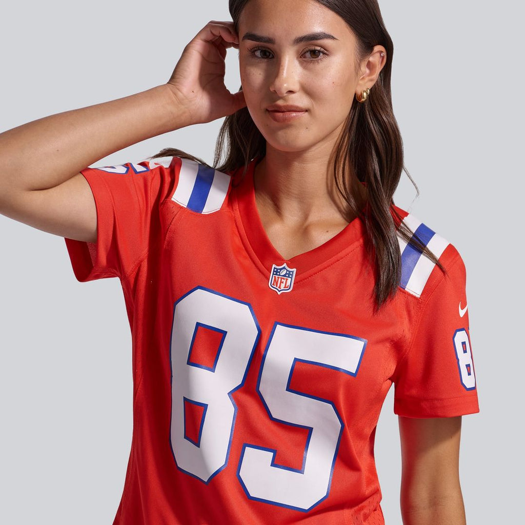 Hunter Henry New England Patriots Women's Team Game Jersey - Red